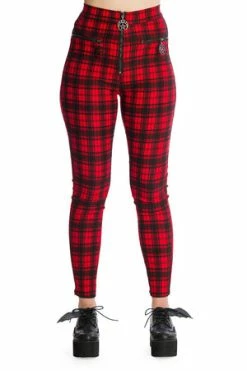 Banned Damien Trousers -Voodoo Vixen shop 1625827664SS68003BLK 20TR31099RED 0385 300x