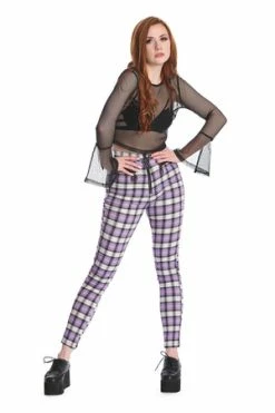 Banned Morwenna Mesh Top -Voodoo Vixen shop 1641211949TR31140 20PUR 20CHECK 20TP10340 20BLK2991 300x