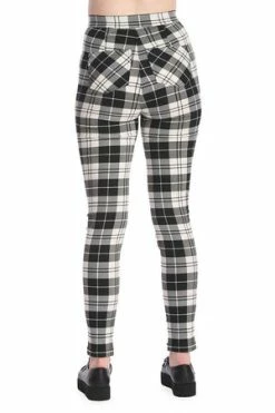 Banned Rumor Has It Trousers -Voodoo Vixen shop 1642506234TR31140BLK 20WHT3599 300x