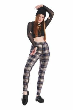Banned Rumor Has It Trousers -Voodoo Vixen shop 1642506297TR31140 20NAVY3601 300x