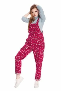 Banned Polly Playsuit -Voodoo Vixen shop 1642526560PL92059 20RED4079 300x