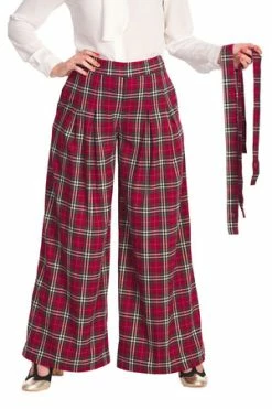 Banned Winter Check Swing Trouser