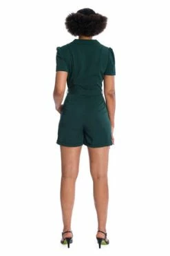 Banned Women Rule Playsuit -Voodoo Vixen shop 164424098606 30 PL90244GREEN 0981 300x
