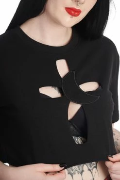 Banned Cross My Heart Top -Voodoo Vixen shop 1659023912TP10495 20BLK 5 300x