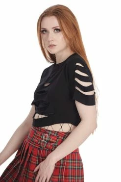 Banned Dark Toxicbby Top 7 Banned Dark Toxicbby Top -Voodoo Vixen shop 1659026043TP10566 20BLACK 4 300x