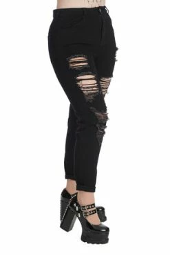 Banned Hunger Strike Trousers -Voodoo Vixen shop 1659026222TR31146BLK 3 300x