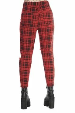 Banned Creep Trousers 6 Banned Creep Trousers -Voodoo Vixen shop 1659026301TR31149RED 4 300x