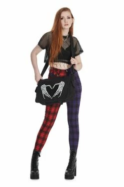 Banned Tartan Baily Trousers 8 Banned Tartan Baily Trousers -Voodoo Vixen shop 1659026637TR31156 20RED 20PURPLE 20CHECK 2 300x