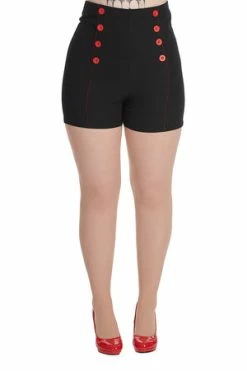 Banned Pin Up Shorts 11 Banned Pin Up Shorts -Voodoo Vixen shop 1659528048ST81072 20BLK 1 300x