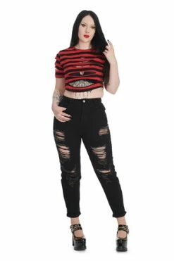 Banned Toxicbby Top 19 Banned Toxicbby Top -Voodoo Vixen shop 1659532952TP10511BLK 20RED 2 300x