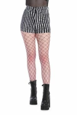 Banned Distressed Waves Shorts