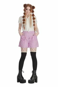 Banned Shinobu Shorts -Voodoo Vixen shop 1659809223ST81063LILAC 2 300x