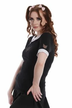 Banned Darkness Cat Top -Voodoo Vixen shop 1674045661TP10295 20BLK 3 300x