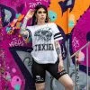 Toxico Bolt Skull Mesh Tee