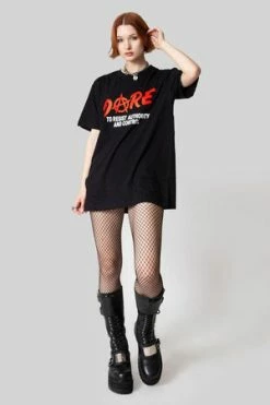 Long Clothing Dare T-shirt - Unisex -Voodoo Vixen shop Dare T shirt Unisex Long Clothing 3 300x