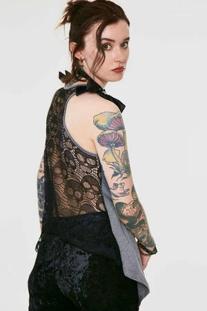 Jawbreaker Deathclock Top - Grey Or Black 2 Jawbreaker Deathclock Top - Grey Or Black - Image 2