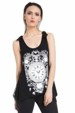Jawbreaker Deathclock Top - Grey Or Black 18 Jawbreaker Deathclock Top - Grey Or Black -Voodoo Vixen shop Deathclock Top Grey or Black Jawbreaker 8 300x
