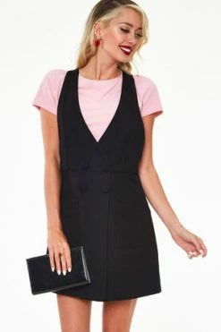 Voodoo Vixen Double-breasted Shorts With Blazer Front