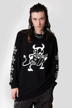 Long Clothing How To Kill - Long Sleeve - Unisex 2 Long Clothing How To Kill - Long Sleeve - Unisex - Image 2
