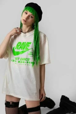 Long Clothing Illegal Rave T-shirt - Unisex -Voodoo Vixen shop Illegal Rave T shirt Unisex Long Clothing 7 300x