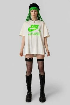 Long Clothing Illegal Rave T-shirt - Unisex -Voodoo Vixen shop Illegal Rave T shirt Unisex Long Clothing 8 300x