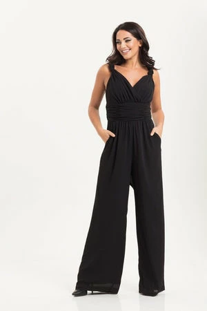 Voodoo Vixen Isla Black Jumpsuit 1 Voodoo Vixen Isla Black Jumpsuit
