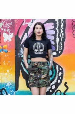 Toxico Nun Cropped Tee -Voodoo Vixen shop Nun Cropped Tee Toxico 3 300x