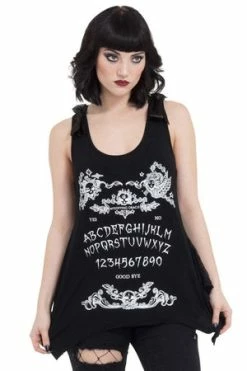 Jawbreaker Ouiji Goth Vest Top -Voodoo Vixen shop Ouiji Goth Vest Top Jawbreaker 3 300x
