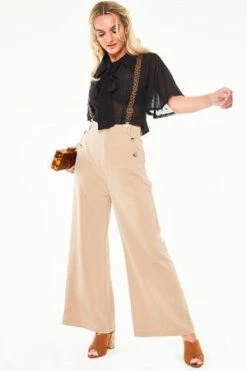 Voodoo Vixen Safari Flare Trousers With Leopard Print Suspenders 7 Voodoo Vixen Safari Flare Trousers With Leopard Print Suspenders -Voodoo Vixen shop Safari Flare Trousers With Leopard Print Suspenders Voodoo Vixen 3 300x
