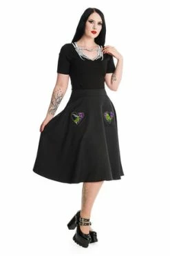 Banned Skeleton Heart Top -Voodoo Vixen shop Skeleton Heart Top Banned 4 300x