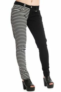 Banned Kane Trousers 6 Banned Kane Trousers -Voodoo Vixen shop TR31123 20BLK 20WHT 20TP10400 1662 300x
