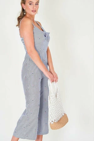 Voodoo Vixen Andy Anchor V-neck Jumpsuit 2 Voodoo Vixen Andy Anchor V-neck Jumpsuit - Image 2