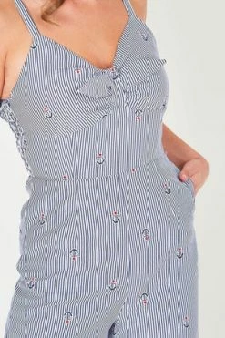 Voodoo Vixen Andy Anchor V-neck Jumpsuit 13 Voodoo Vixen Andy Anchor V-neck Jumpsuit -Voodoo Vixen shop andy anchor v neck jumpsuit voodoo vixen 5 300x