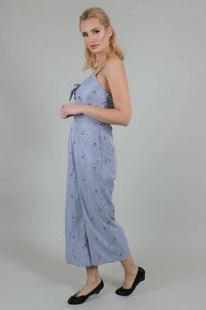 Voodoo Vixen Andy Anchor V-neck Jumpsuit 8 Voodoo Vixen Andy Anchor V-neck Jumpsuit - Image 8