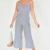 Voodoo Vixen Andy Anchor V-neck Jumpsuit
