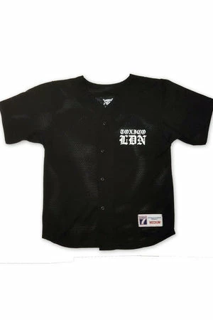 Toxico Axe Skull Button Up Jersey 3 Toxico Axe Skull Button Up Jersey - Image 3