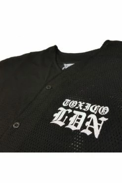 Toxico Axe Skull Button Up Jersey 9 Toxico Axe Skull Button Up Jersey -Voodoo Vixen shop axe skull button up jersey toxico 5 300x