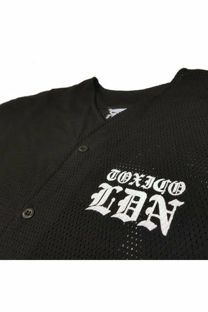 Toxico Axe Skull Button Up Jersey 5 Toxico Axe Skull Button Up Jersey - Image 5
