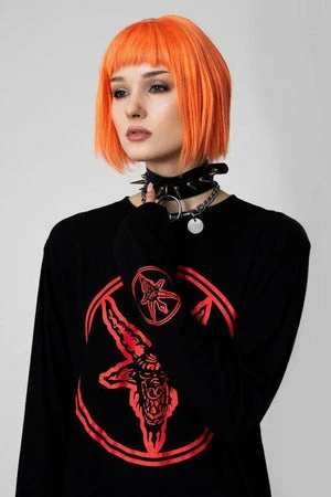 Long Clothing Baphomet - Long Sleeve - Unisex 2 Long Clothing Baphomet - Long Sleeve - Unisex - Image 2