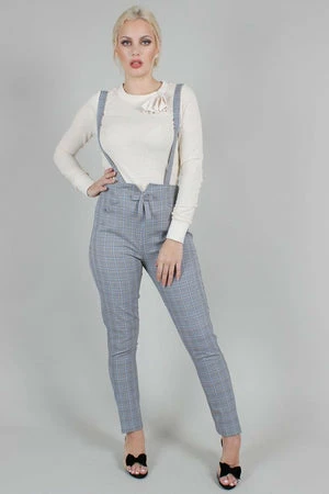 Voodoo Vixen Barbara Cigarette Trousers With Suspenders 1 Voodoo Vixen Barbara Cigarette Trousers With Suspenders