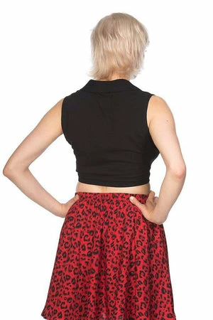 Banned Bat Winged Collar Tie Blouse 2 Banned Bat Winged Collar Tie Blouse - Image 2