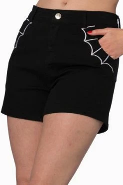 Banned Bell Tower Bat Shorts 8 Banned Bell Tower Bat Shorts -Voodoo Vixen shop bell tower bat shorts banned 4 300x