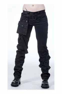 Queen Of Darkness Black Pants With Pocket And Bondages -Voodoo Vixen shop black pants with pocket and bondages queen of darkness 5 300x