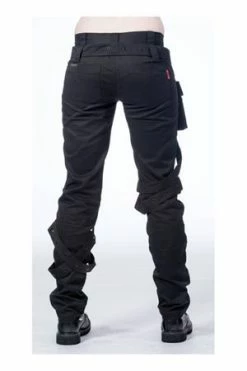 Queen Of Darkness Black Pants With Pocket And Bondages -Voodoo Vixen shop black pants with pocket and bondages queen of darkness 6 300x