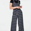 Voodoo Vixen Bloom Plaid Jumpsuit