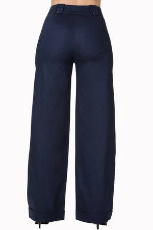 Banned Blueberry Hills Flared Trousers 2 Banned Blueberry Hills Flared Trousers - Image 2