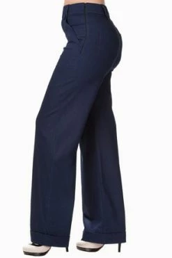 Banned Blueberry Hills Flared Trousers 7 Banned Blueberry Hills Flared Trousers -Voodoo Vixen shop blueberry hills flared trousers banned 4 300x
