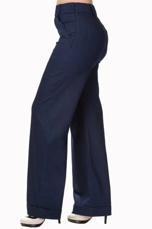 Banned Blueberry Hills Flared Trousers 4 Banned Blueberry Hills Flared Trousers - Image 4