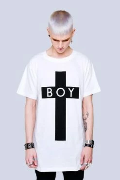 Long Clothing Boy Cross T-Shirt - Unisex -Voodoo Vixen shop boy cross t shirt unisex long clothing 8 300x