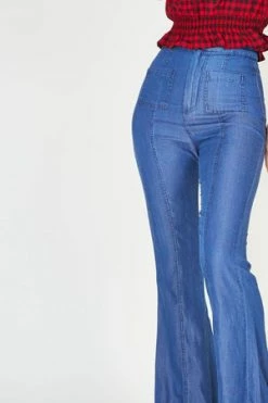 Voodoo Vixen Bria Bell Trousers -Voodoo Vixen shop bria bell trousers voodoo vixen 3 300x